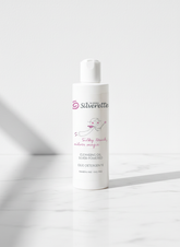 Silverette Silver-Powered Cleansing Oil 200ml bottle on white marble