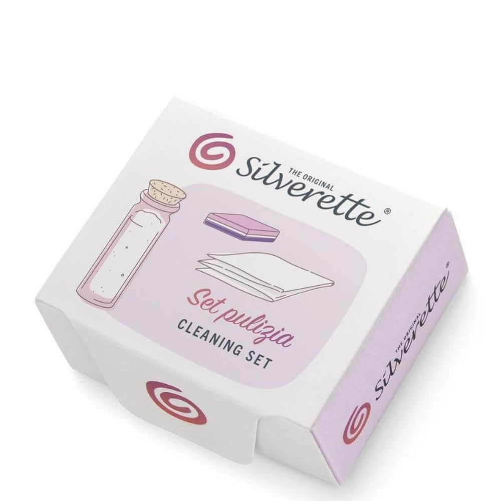 Silverette Cleaning Kit for keeping silver nursing cups clean and shining