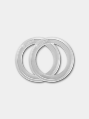 O-Feel medical-grade silicone rings, one pair