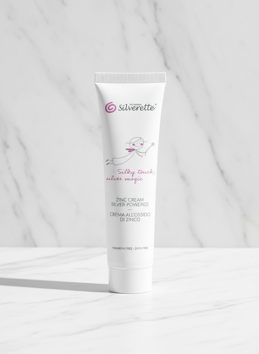Silverette® Silver‑Powered Zinc Cream 100ml – Protective Balm for Redness & Irritation