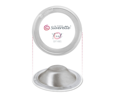 Silverette - Silver Nursing Cups W/ O-Feel - Regular