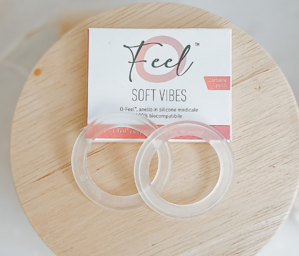 O-Feel silicone rings with their packaging box